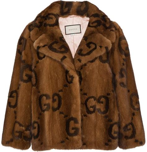 gucci off white wool coat|gucci fur coats female.